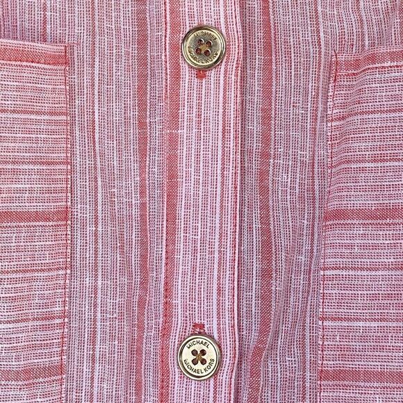 NWT Michael Kors Pink Knee Length Skirt - Picture 6 of 12